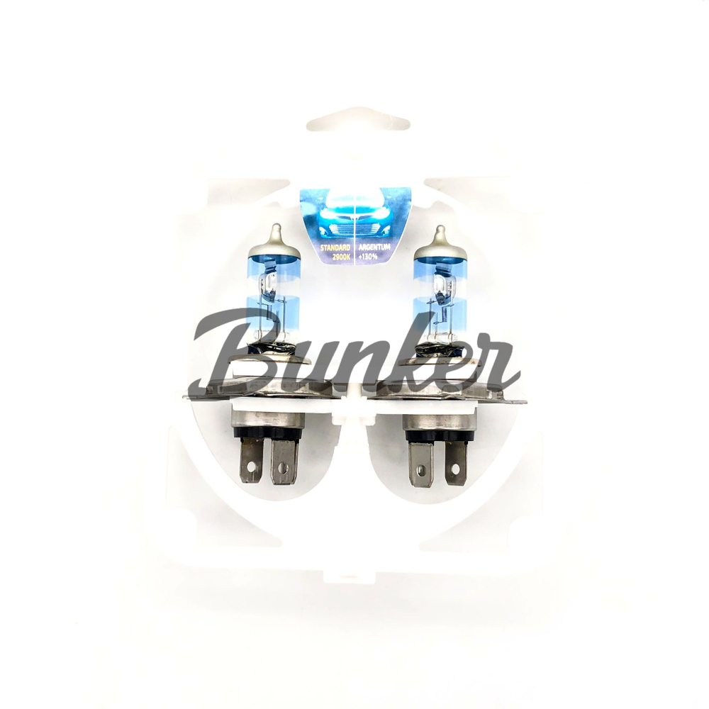 Галогенные автолампы MTF Argentum +130% 3300К H4, (компл.)