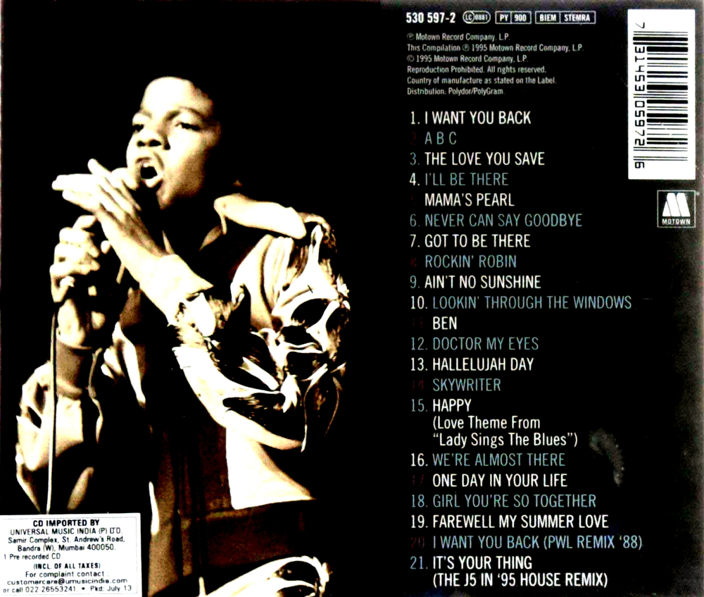 Michael Jackson With The Jackson 5 / The Very Best Of Michael Jackson With The Jackson Five (CD)