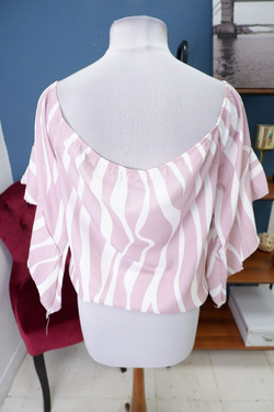 Блузка в полоску 50 размер