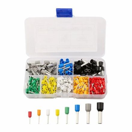 Набор изолированных наконечников для проводов, в комплекте 400 штук