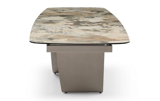 Стол обеденный раздвижной Scandi 200-300 испанская керамика на стекле