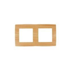12-5002-11 ЭРА Рамка на 2 поста, Эра12, сосна
