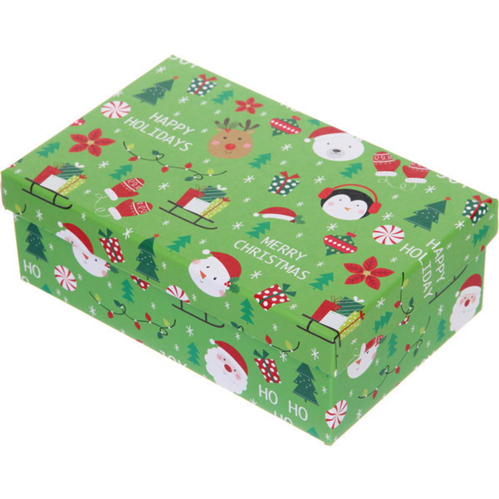 Коробка подарочная «Дедушка Мороз» 19*12*6,5 см