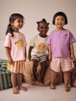 Пижама для девочки Next AC0-770, 3 шт., Розовый, Сиреневый