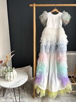 Платье из тюля со шлейфом Pure Soul, 122