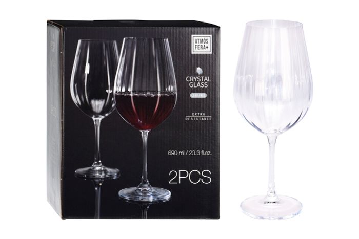 Набор из 2х бокалов для красного вина Garda Decor SR4000090