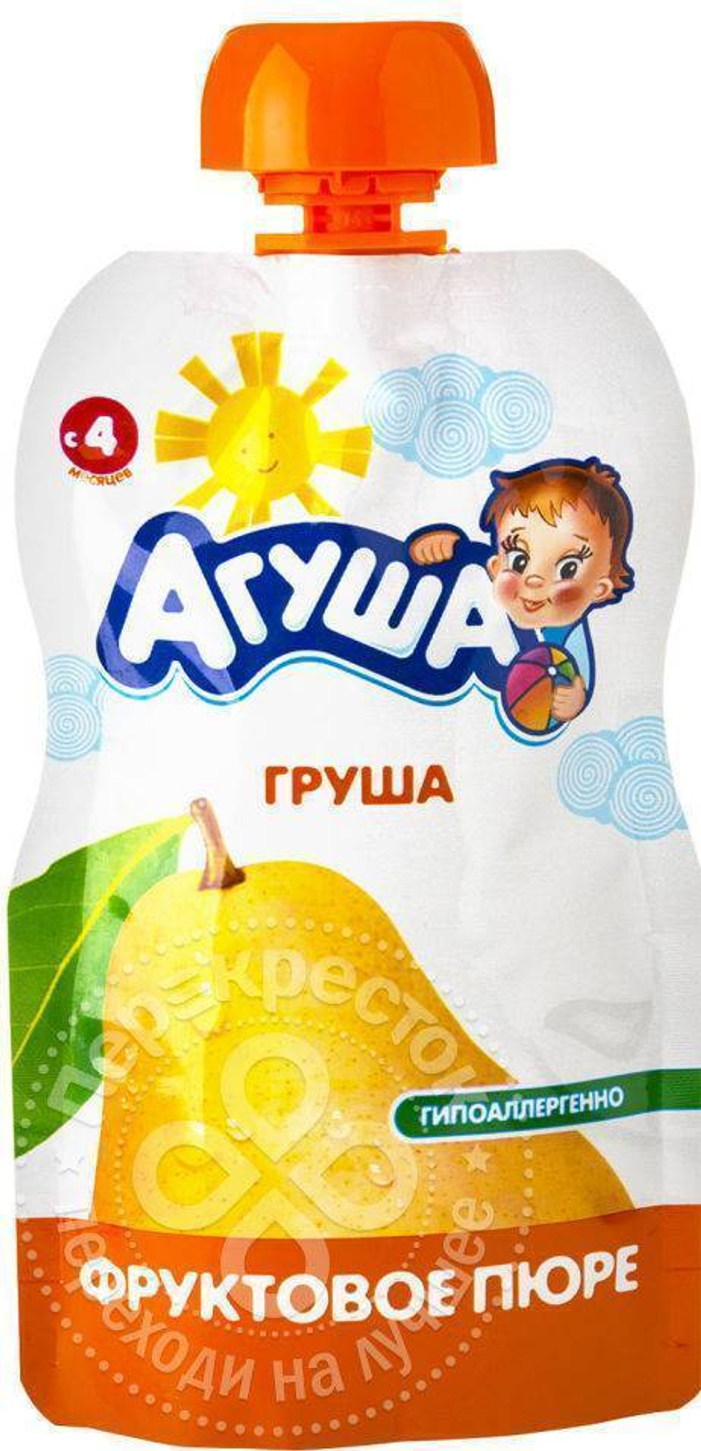 Пюре "Агуша" Я САМ! Груша 90гр дой-пак