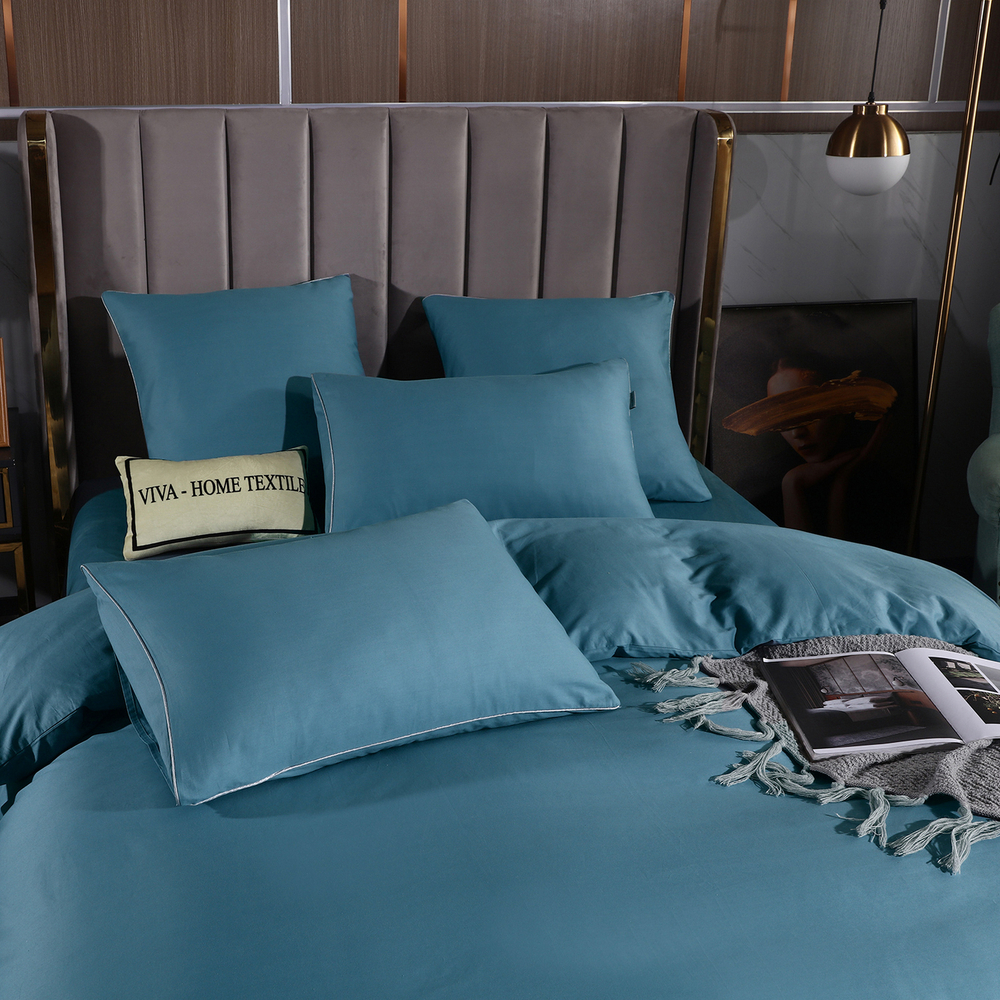 Комплект постельного белья Однотонный Сатин Элитный OCE001