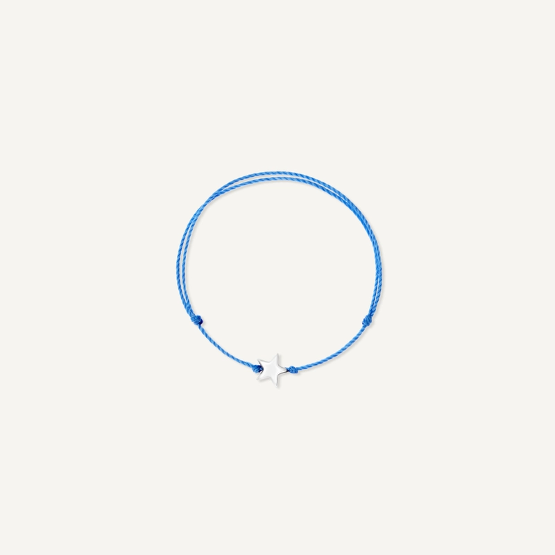 Браслет Сплетенный – Голубой