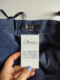 Платье COAST из шелка коктейльное 40 размер