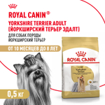 Royal Canin Yorkshire Terrier Adult Корм сухой для взрослых собак породы Йоркширский терьер от 10 месяцев 500 г
