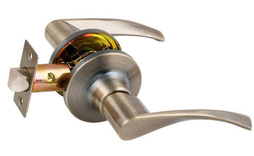 Защелка-Комплект  S-Locked 23-05  PS АВ с фалевыми ручками пустая БРОНЗА  /121989 см.160374