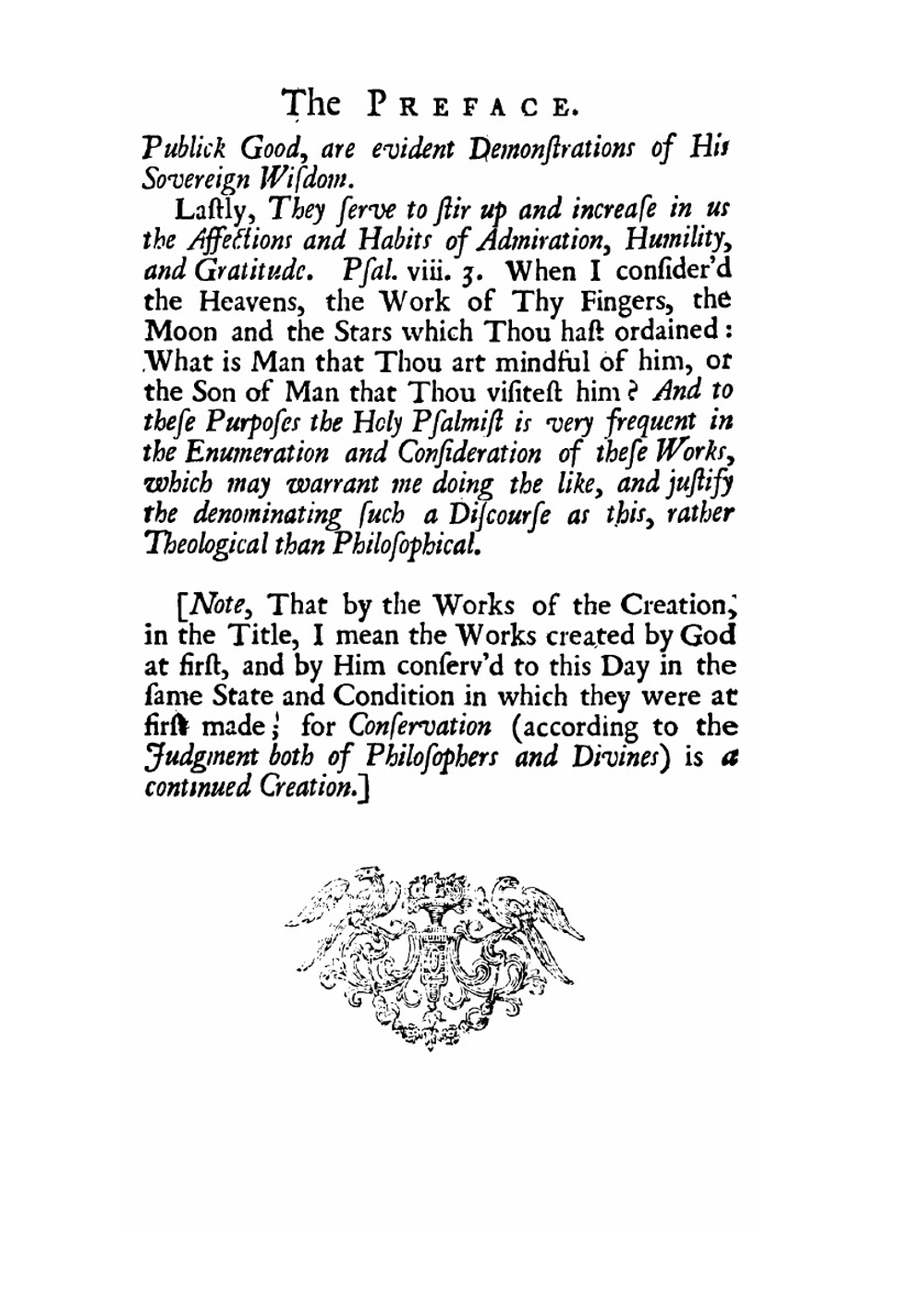 The Wisdom Of God Manifested In The Works Of The Creation. In Two Parts | John Ray
