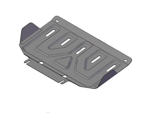 Защита радиатора (сталь 1,5 мм) для DW Hower H3/H5 2017-2019 (V - 2.0T) Alfeco.ALF3114st