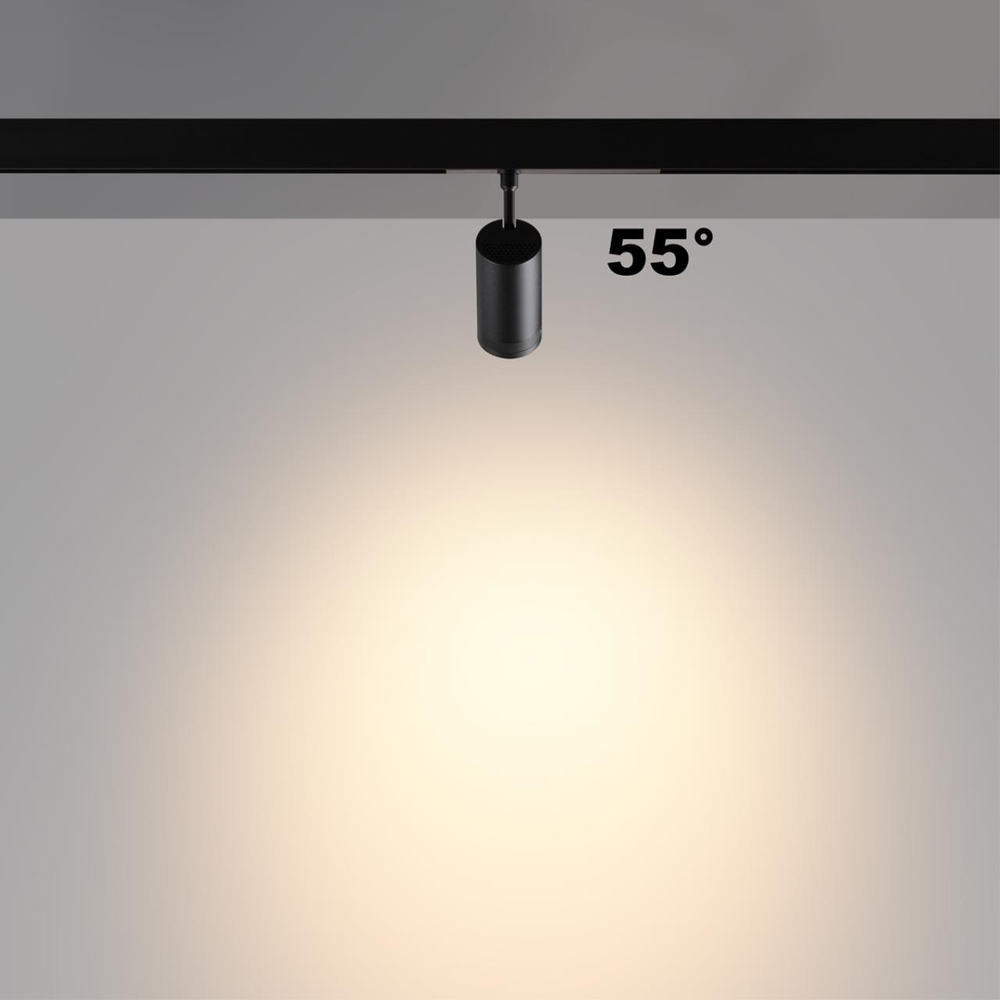 359962 PORT NT25 224 черный Трековый св-к диммир. со сменой цв.температуры, пульт ДУ/Tuya Smart Life IP20 LED 15W 3000-6000K 90-240V VECTOR