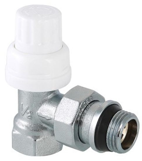 Клапан термостатический Valtec 1/2" угловой с доп. уплотнением арт. VT.031.NR.04 для радиаторов