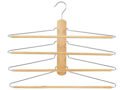 Вешалка деревянная "4 в 1" SS4