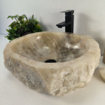 Раковина из оникса Erozy Grey EO-64254 47*40*16 0156