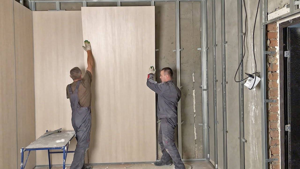 Ламинированный гипсокартон Ral 1019