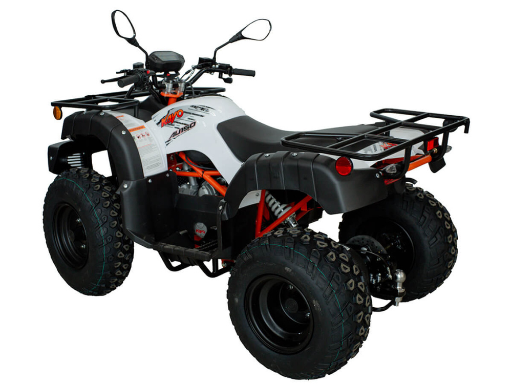 Квадрицикл KAYO AU150 (белый пластик 2024 г.) (ПТС)