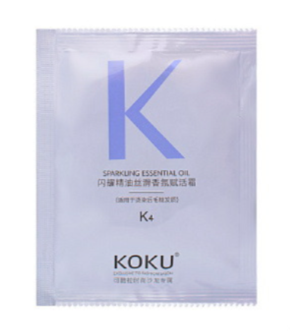 Парфюмированный кондиционер K4 ВОССТАНОВЛЕНИЕ с маслом камелии Shining Essential Oil Silky Fragrance Revitalizing Cream, 18 мл