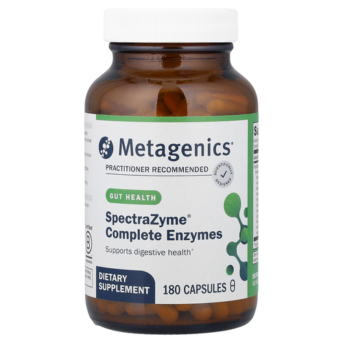 Metagenics, SpectraZyme®, полные ферменты, 180 капсул