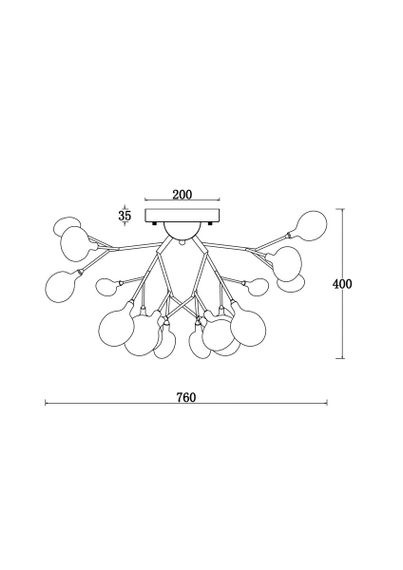Потолочная люстра Freya Florencia FR5049CL-27W2