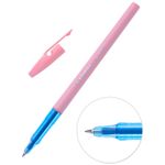 Ручка шариковая Stabilo "Liner Pastel 808 F" синяя, цвет корпуса розовый, 0,38мм