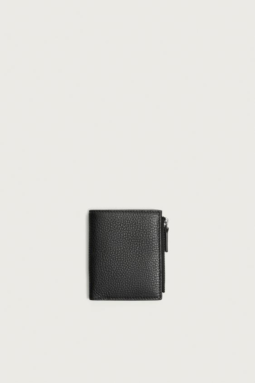 ZARA КОЖАНЫЙ КОШЕЛЕК ДЛЯ КАРТОЧЕК, ЧЕРНЫЙ