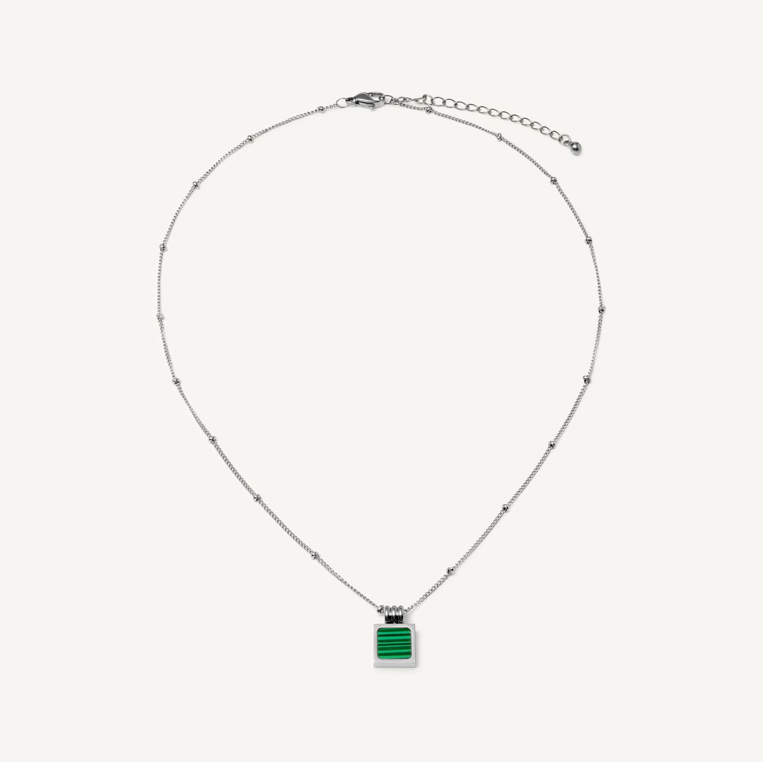 Колье Malachite Cube Necklace