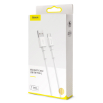 Type-C Кабель Baseus Mini White Cable USB For Type-C 3A 1m - White