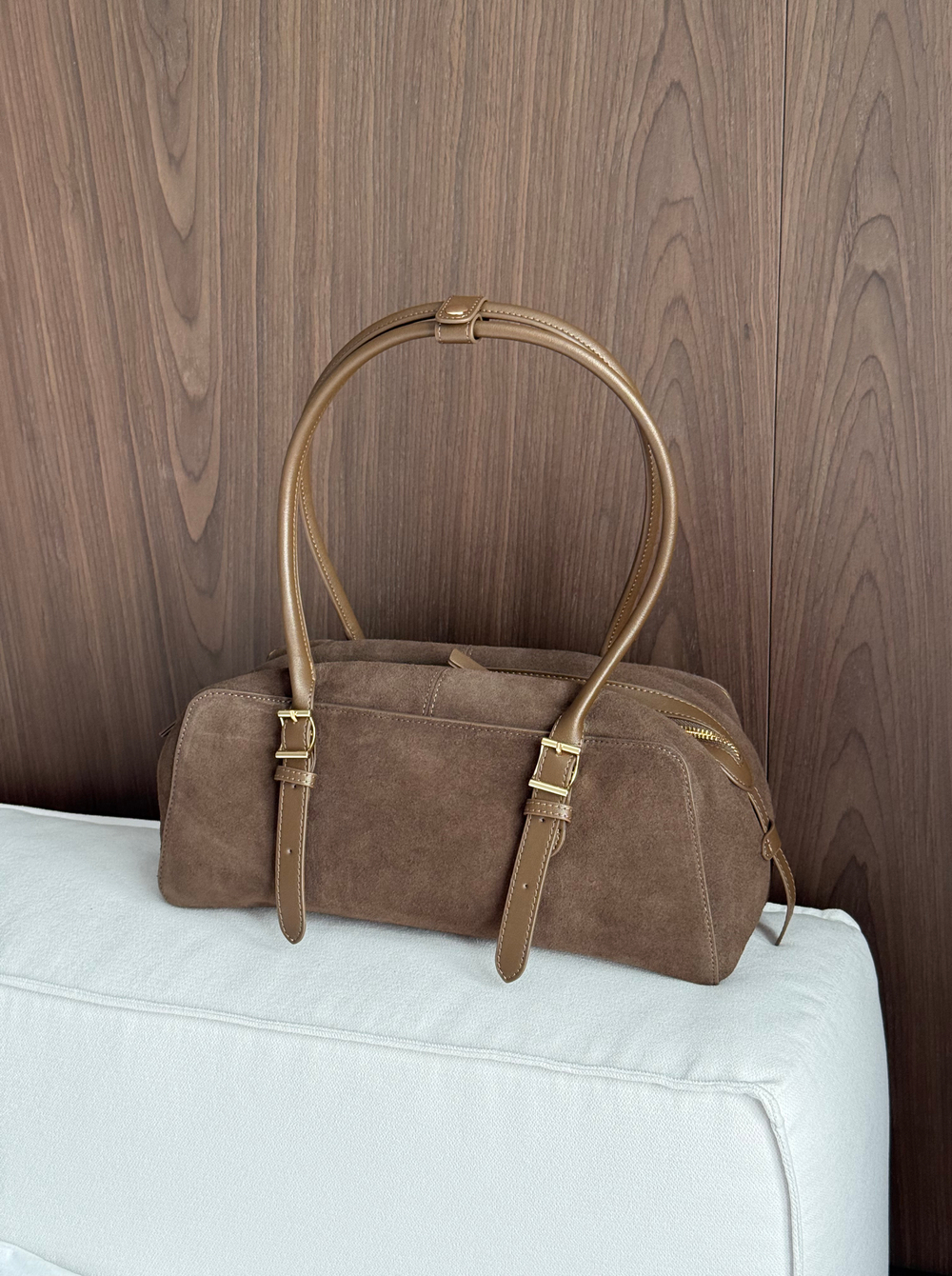 Сумка из натуральной замши