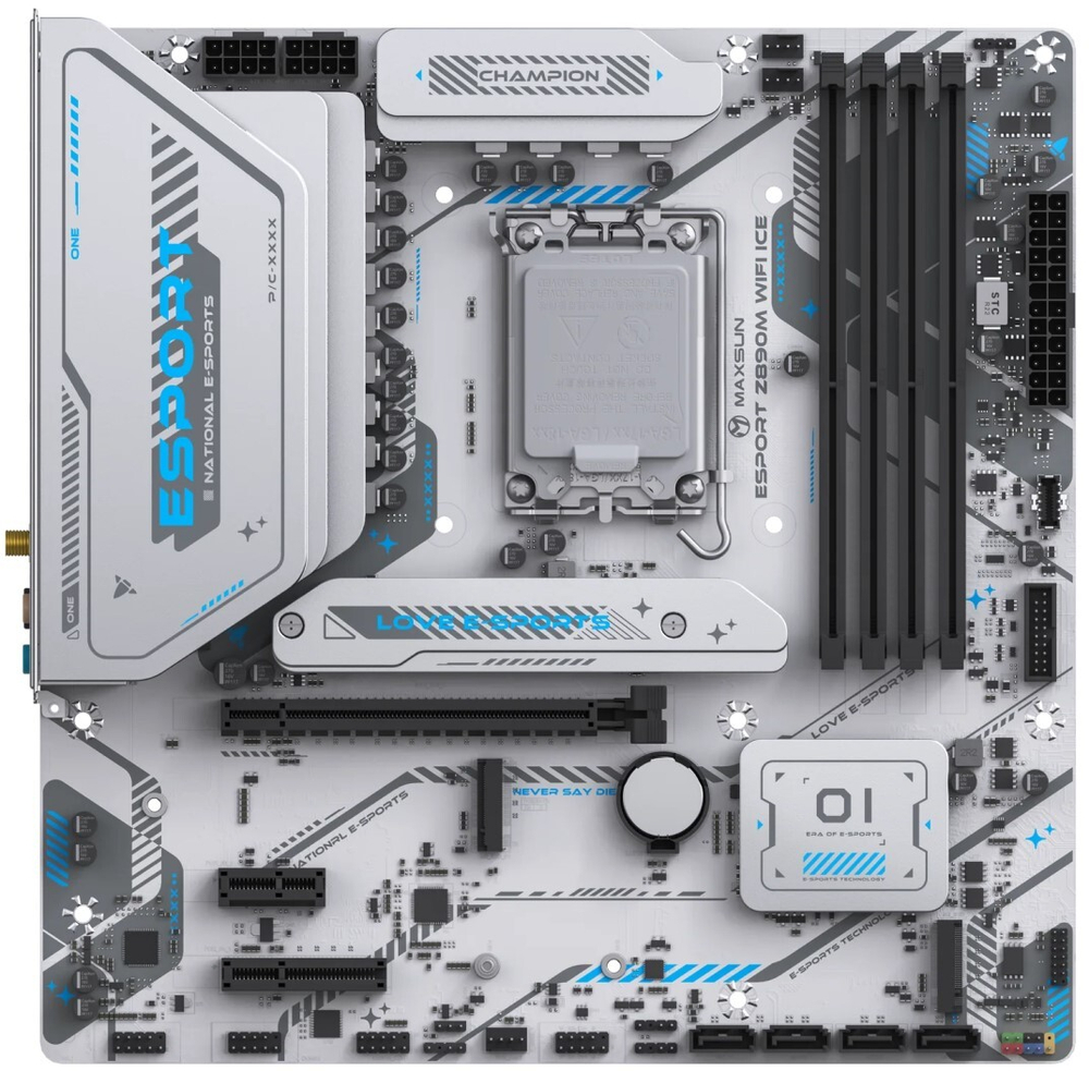 Материнская плата ATX MAXSUN MS-eSport Z890M WIFI ICE