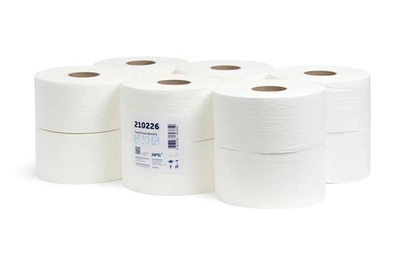 Туалетная бумага НРБ ТБ 2-200\Вт 7,5 2 слоя, 12 рулонов, 200 м, 1600 листов, белая