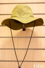 Панама с широкими полями хаки