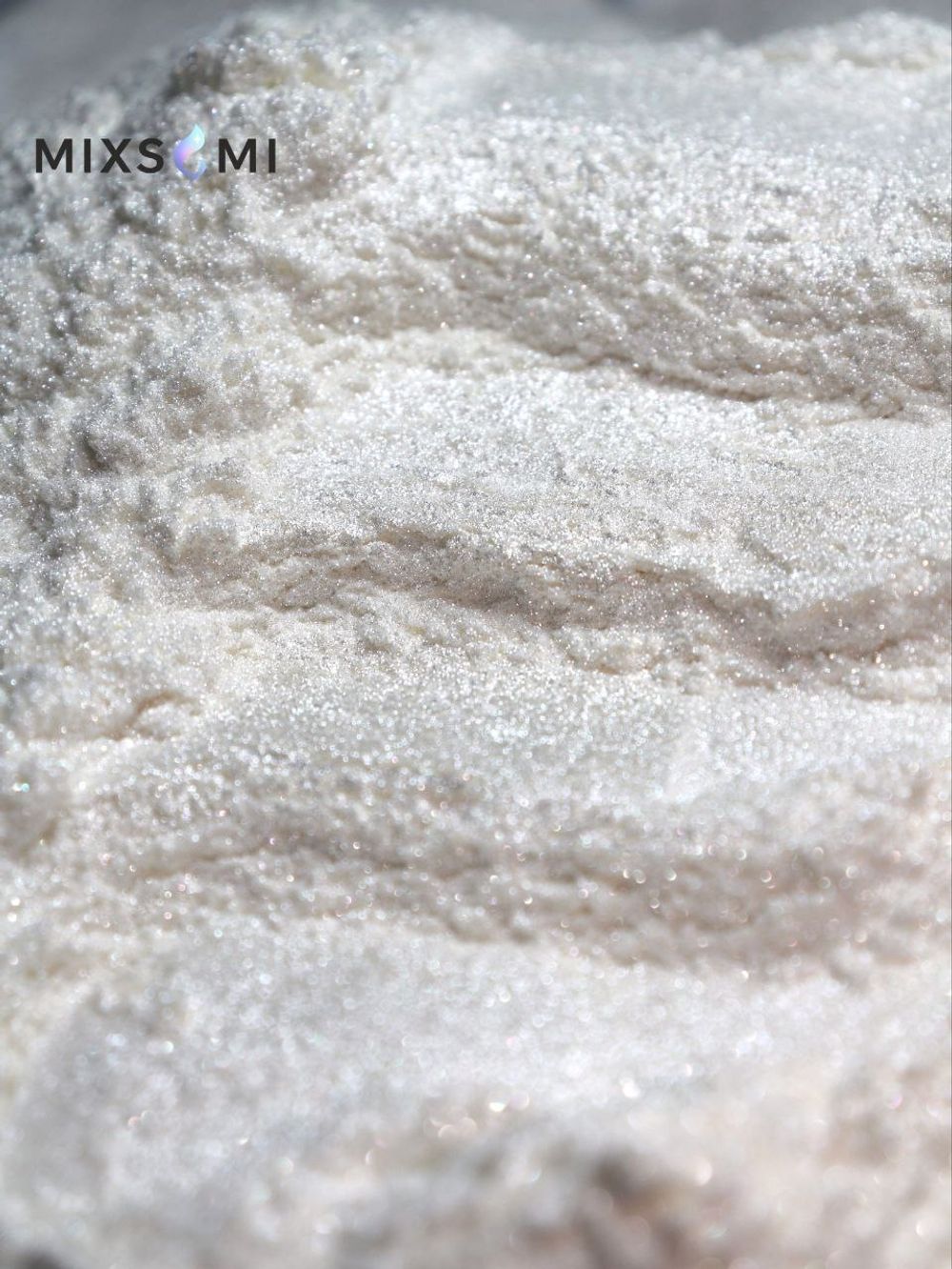 Супер белый мерцающий жемчуг 9734 - перламутровый сухой краситель