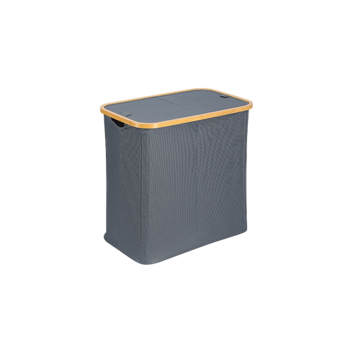 Корзина для белья с двумя отделениями Neat Twin, 53,5х33х53 см, серая