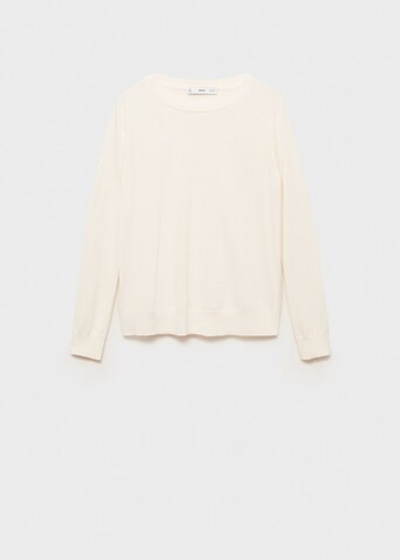 Джемпер из смесовой шерсти с круглой горловиной