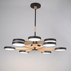 Люстра на штанге TURNA DBL L12 Black