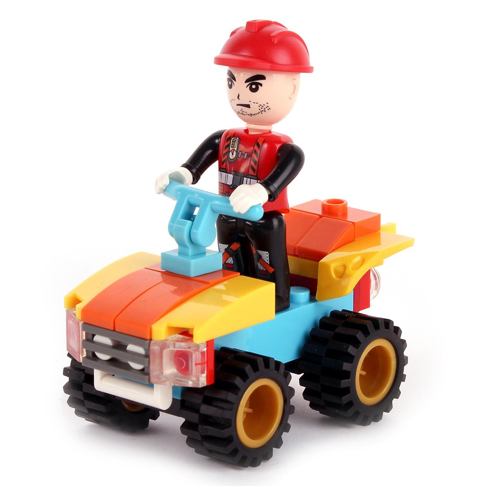 Конструктор блочный Аусини Добыча полезных ископаемых 105дет., коробка 29426