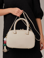 Кожаная сумка Hawaii DBR 31216 светлый крем