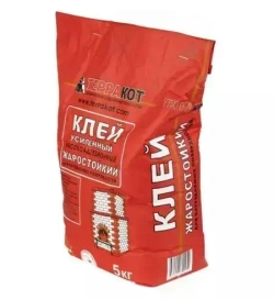 Клей жаростойкий усиленный Терракот 5кг