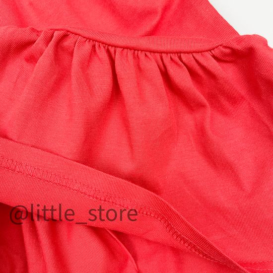 Платье хлопковое, Красное