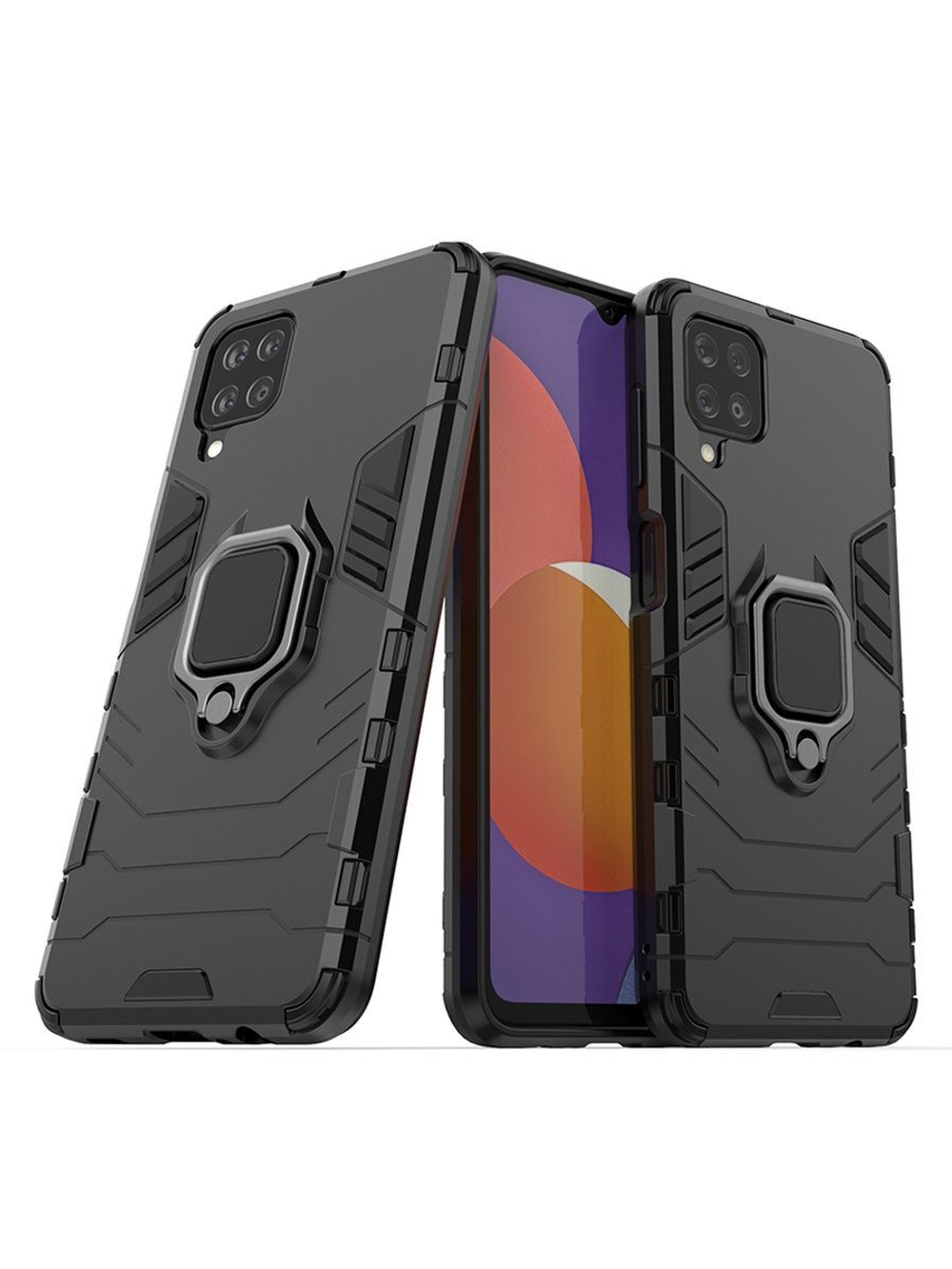 Противоударный чехол с кольцом Panther Case для Samsung Galaxy M12