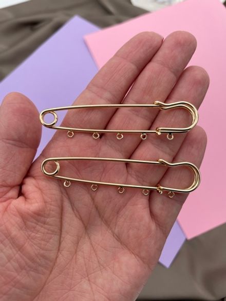 Булавка 70мм, с петельками