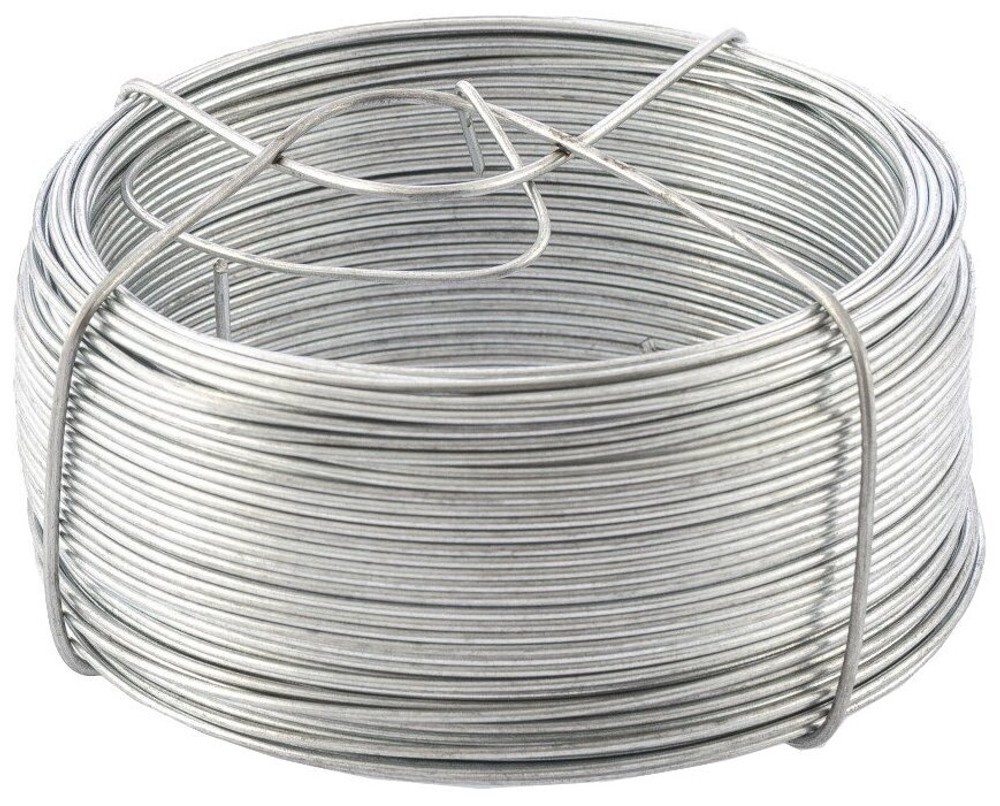 ПРОВОЛОКА СТАЛЬНАЯ СИБРТЕХ ОЦИНК 1,2 ММ, ДЛИНА 50М 47753