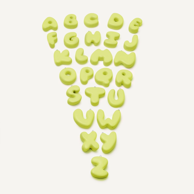 Брелок Твоя Сердечная Буква – Сине-зеленый