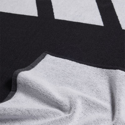 Теннисное полотенце Adidas 3BAR Towel Large - black/white