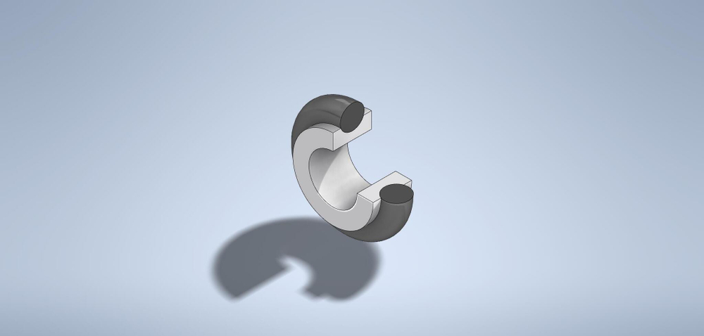 Штоковое уплотнение 621 4854 2-1/2x3x3/8 HALLITE