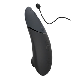 Черный бесконтактный клиторальный стимулятор Womanizer Next